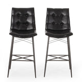 Christopher Knight Home® - Noble House - Pineview Contemporary Tufted Barstools (Set of 2)