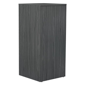 OSP Home Furnishings Store Cabinet with Adjustable Shelves and Hanging Rod for Retail Backroom Organization NAP-161-SGW