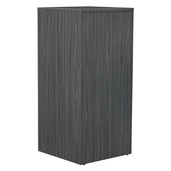 OSP Home Furnishings Store Cabinet with Adjustable Shelves and Hanging Rod for Retail Backroom Organization NAP-161-SGW