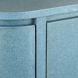 Briallen Blue Demi-Lune Cabinet