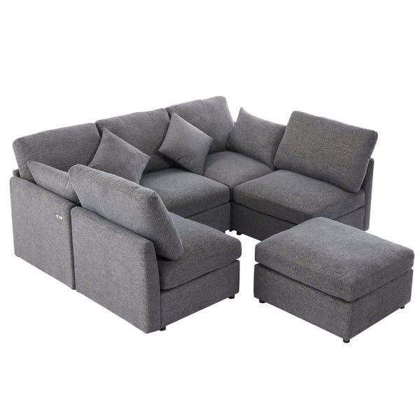 English Elm Swivel Barrel Accent Chair Chenille Tufted Round Club Seat for Living Room Lounge N719S002130E