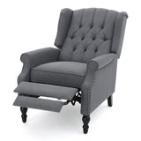 Christopher Knight Home® - Noble House - Walter Charcoal Fabric Recliner