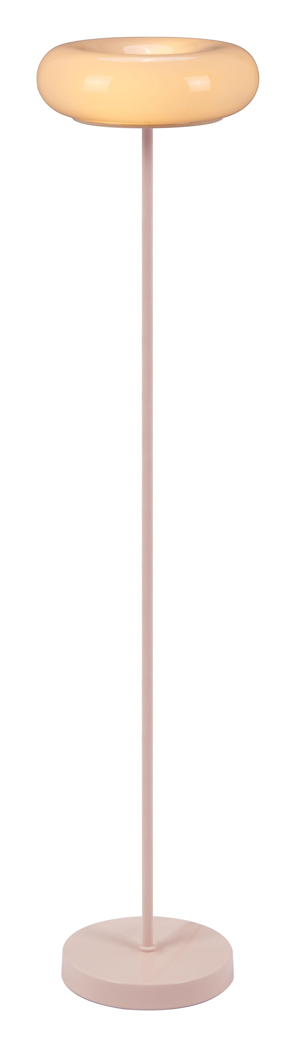 Zuo Modern Munk Floor Lamp Pink - Modern Design In High-quality Pvc & Steel For Chic Home Décor & Versatility Pink Pvc,Steel 56180-zuo-modern