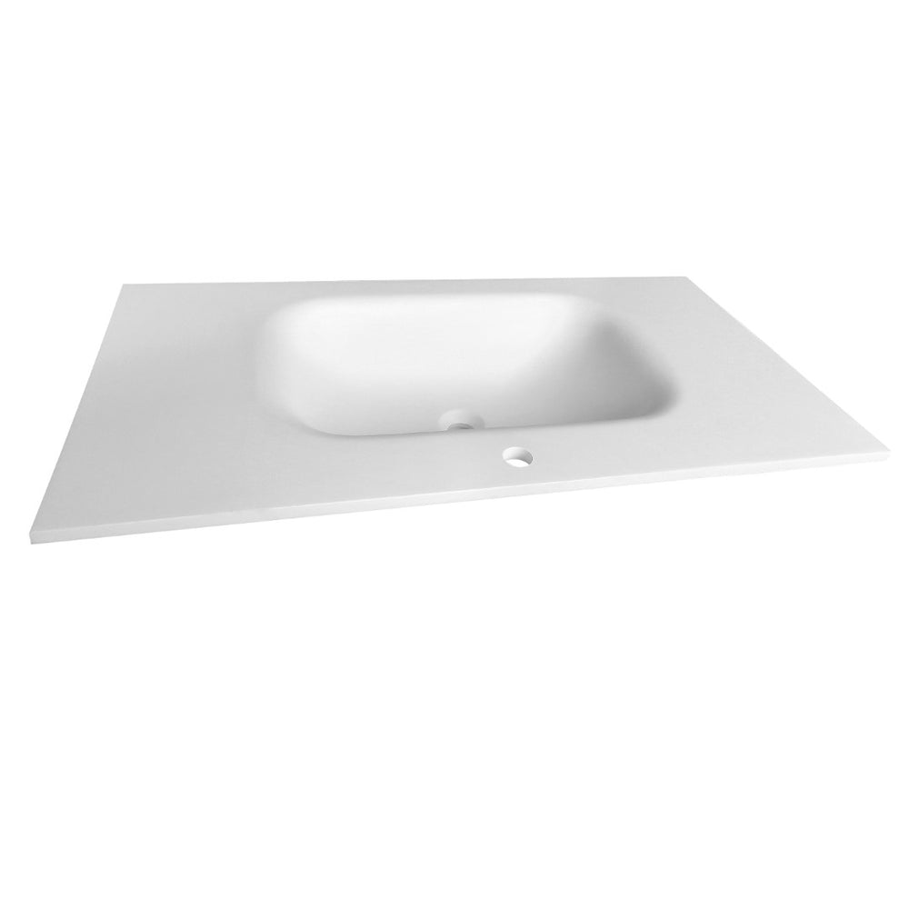 English Elm Stone Resin Vessel Basin Sink Sculptural Countertop Design for Modern Bathrooms T3785P355783