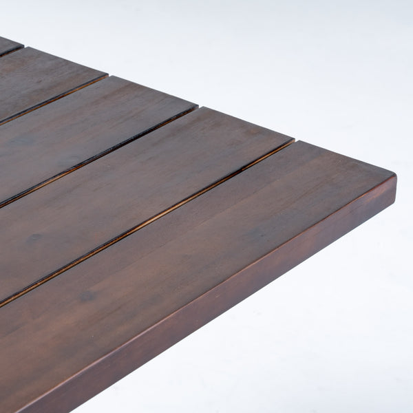 English Elm Christopher Knight Home® - CASSIA Farmhouse Dining Table - Dual-Tone Acacia Wood, Dark Brown Top & White Legs, 69"x35.5" sólido 61716.00O