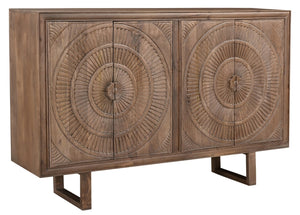 Moti Albert Cabinet, 4 Hand Carved Door 36009003