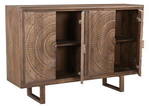 Moti Albert Cabinet, 4 Hand Carved Door 36009003