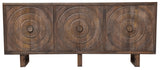 Albert Cabinet, 6 Hand Carved Door