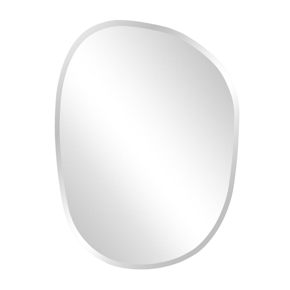 Howard Elliott Frameless Mirror - Elegant Oblong Design For Effortless Style In Any Room, Ready To Hang! Silver Glass ,Mdf 36014-howard-elliott