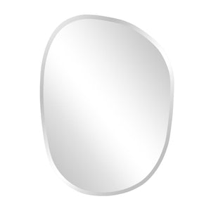 Howard Elliott Frameless Mirror - Elegant Oblong Design For Effortless Style In Any Room, Ready To Hang! Silver Glass ,Mdf 36014-howard-elliott
