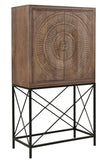 Moti Albert Wine Cabinet, 2 Hand Carved Doors 36021001