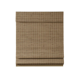 English Elm Bamboo Light Filtering Roman Shade 64"L - Eco-Friendly Natural Window Treatment For Privacy & Style B035129688