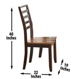 English Elm Steve Silver - Abaco - 3 Piece Dining Set - Brown