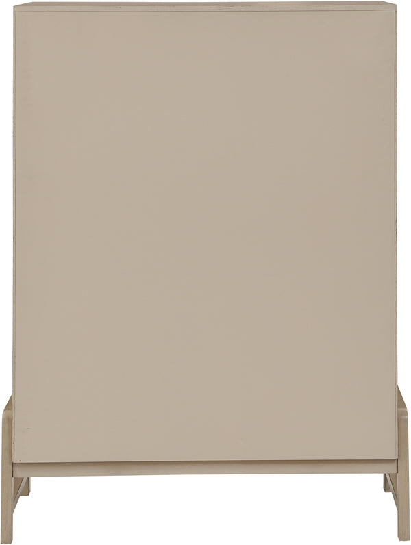 Kaya Natural Vegan Leather Chest 360Natural-CH Meridian Furniture