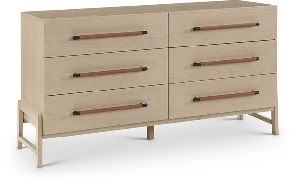 Kaya Natural Vegan Leather Dresser 360Natural-D Meridian Furniture