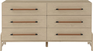 Kaya Natural Vegan Leather Dresser 360Natural-D Meridian Furniture
