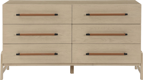 Kaya Natural Vegan Leather Dresser 360Natural-D Meridian Furniture