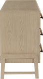 Kaya Natural Vegan Leather Dresser 360Natural-D Meridian Furniture