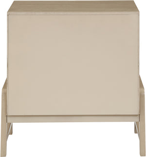 Kaya Natural Vegan Leather Night Stand 360Natural-NS Meridian Furniture