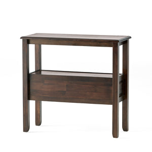 English Elm Christopher Knight Home® - End Table - Rustic Acacia Wood With Drawers, Versatile Modern Design For Living Room & Entryway N771P271384W