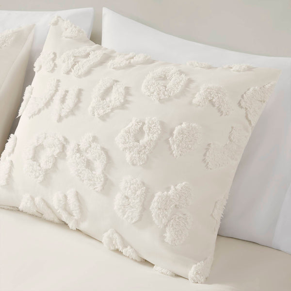 English Elm Animal Chenille Duvet Cover Set For King/Cal King Beds - Cozy, Textured, And Easy Care Bedding Solution B035P294497