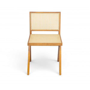 English Elm Christopher Knight Home® - Chandigarh Dining Room Chairs Set Of 2 – Stylish Rattan & Rubberwood Side Chairs For Any Space N768P241397N