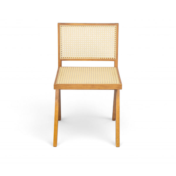English Elm Christopher Knight Home® - Chandigarh Dining Room Chairs Set Of 2 – Stylish Rattan & Rubberwood Side Chairs For Any Space N768P241397N
