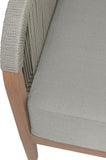 Maui Grey Water Resistant Fabric Outdoor Patio Chair 361Grey-C Meridian Furniture