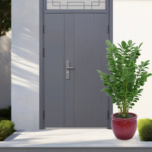 English Elm Set Of 3 Ceramic Flowerpots - Artisan Modern Planters For Garden, Patio & Windowsill Decor! W3273P321489-GIGA