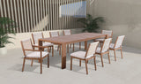 Maui Natural Outdoor Patio Dining Table 362-T Meridian Furniture