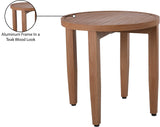 Maui Natural Outdoor Patio End Table 363-E Meridian Furniture