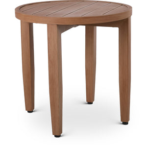 Maui Natural Outdoor Patio End Table 363-E Meridian Furniture