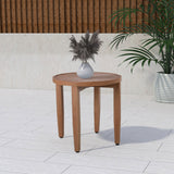 Maui Natural Outdoor Patio End Table 363-E Meridian Furniture