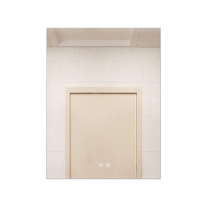 English Elm Vellum Led Backlit Frameless Bathroom Vanity Mirror with Defogger and Touch Controls B2731P478337
