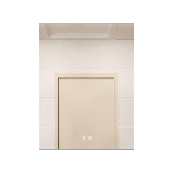 English Elm Vellum Led Backlit Frameless Bathroom Vanity Mirror with Defogger and Touch Controls B2731P478337