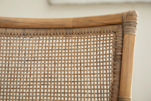 Essentials for Living Luna Rattan Dining Chair Set Handcrafted Herringbone Woven Seat for Elegant Rooms 3634.MG-MG