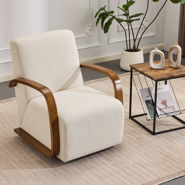 English Elm Meditation Chair - Ergonomic Cross-Legged Seating With Lumbar Support & Adjustable Cushion In Beige W3248P399635