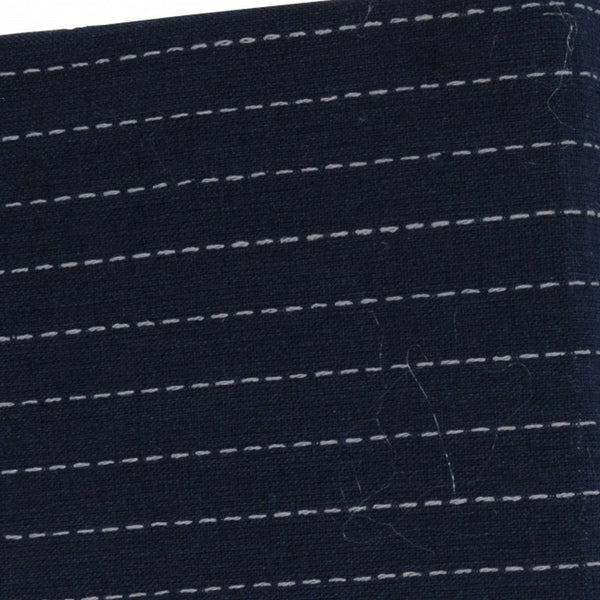 Homeroots 12" X 12.5" X 9.5" White Blue Foldable Fabric  Basket Set Of 3  Fabric 364160