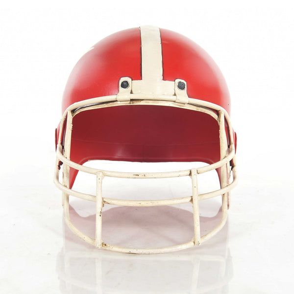 Homeroots 7.5" X 10" X 8.5" Football Helmet  Metal 364181