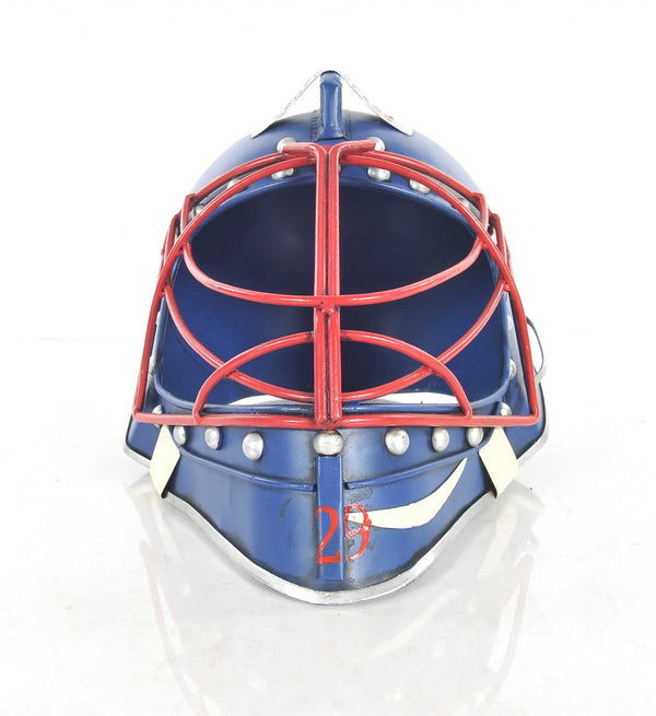 Homeroots 9" X 13" X 8" Baseball Helmet  Metal 364182