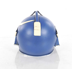 Homeroots 9" X 13" X 8" Baseball Helmet  Metal 364182