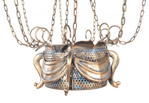 Homeroots 23" X 23" X 41" Vintage Hot Air Balloon Pendant   364183