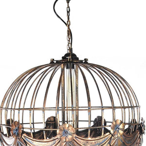 Homeroots 23" X 23" X 41" Vintage Hot Air Balloon Pendant   364183