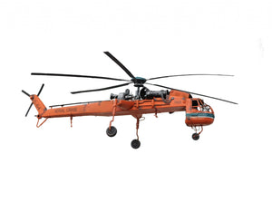 HomeRoots 12" Vintage Orange Metal Hand-Painted Airplane Sculpture - Unique Tabletop Accent for Any Room 364186