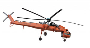 HomeRoots 12" Vintage Orange Metal Hand-Painted Airplane Sculpture - Unique Tabletop Accent for Any Room 364186
