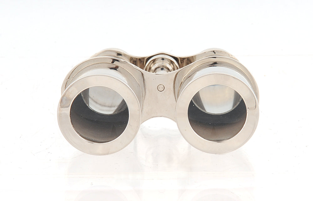 Homeroots 3" Brass Aluminum Hand Painted Decorative Binocular Tabletop Sculpture  Aluminum 364192