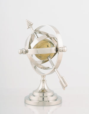 Homeroots 8.5" X 10" X 12.5" Alum Armillary  Metal 364201
