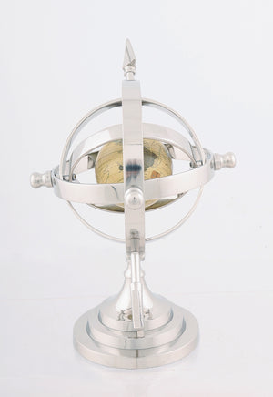 Homeroots 8.5" X 10" X 12.5" Alum Armillary  Metal 364201