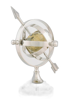 Homeroots 8.5" X 10" X 12.5" Alum Armillary  Metal 364201