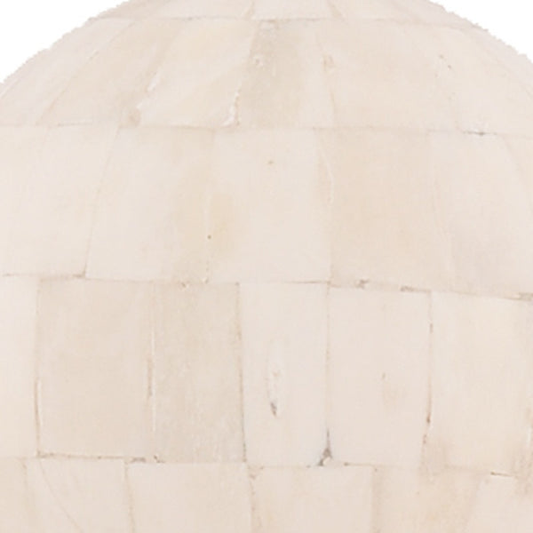 Homeroots 15" Bone Metal Hand Painted Figurine Tabletop Sculpture  Metal 364213